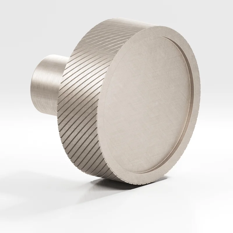 Colonial Bronze 591 Cabinet Knob with Single Knurl Accent