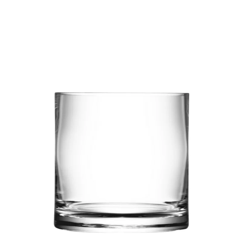 Column Vase/Candleholder 6.75" x 6.75", Clear