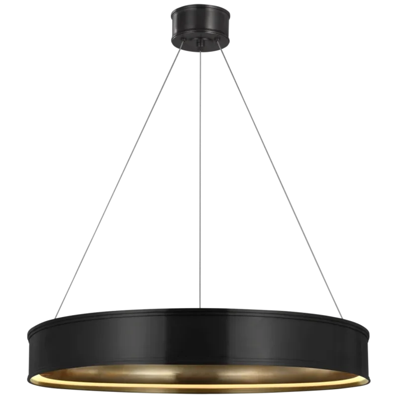 Connery 30" Ring Chandelier, Bronze