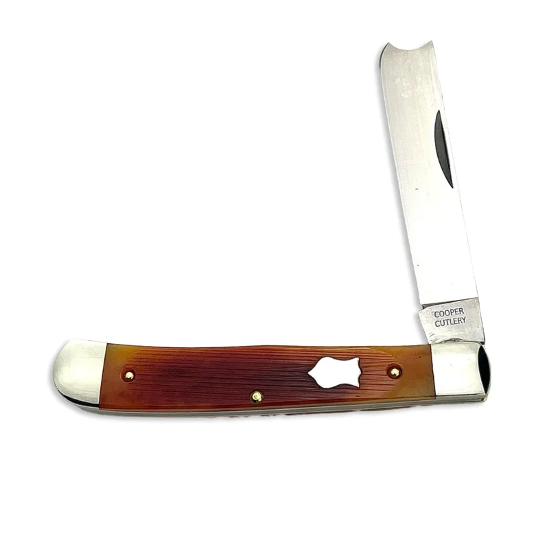 Cooper Cutlery Burnt Orange Barnboard Jig Trapper