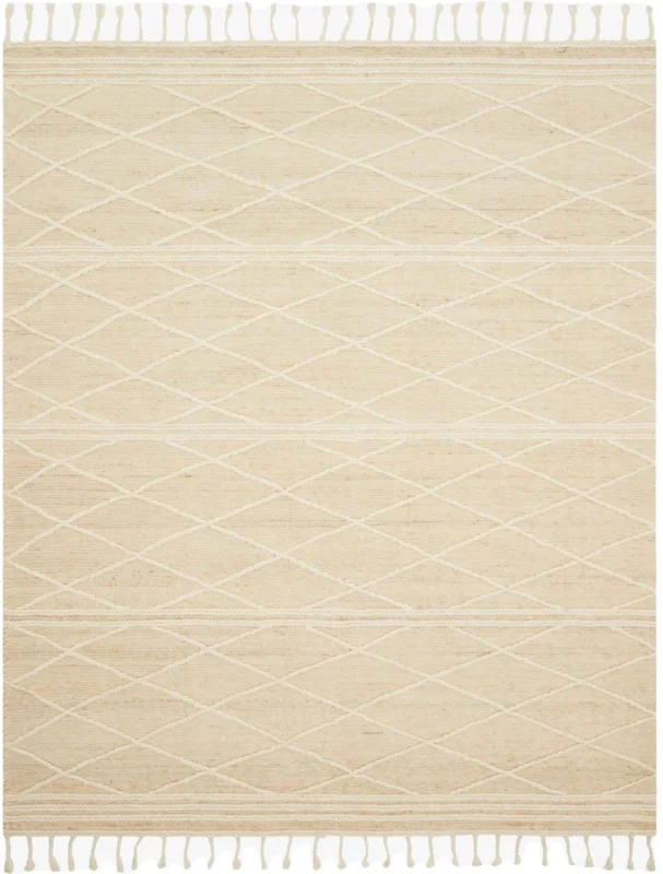 Cora - 01, Ivory / White, Magnolia Home by Joanna Gaines Loloi