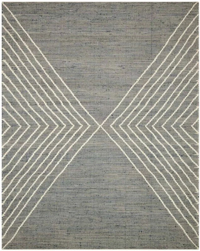 Cora-02, Indigo / White, Magnolia Home by Joanna Gaines Loloi