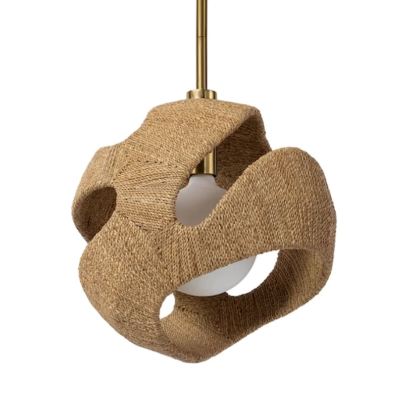 Corsica Pendant Mini, Natural, 14"