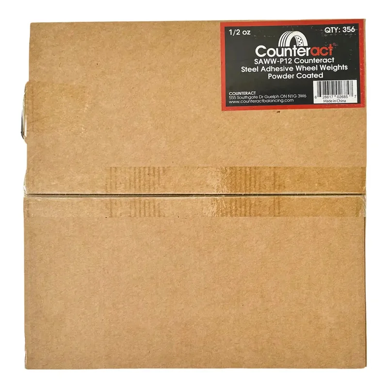 Counteract 0.5 oz Roll Style Wheel Weight (356 pcs, Grey, Steel) - SAWW-P12