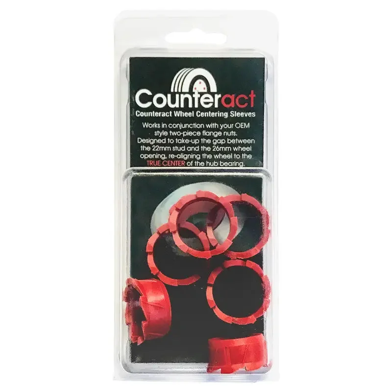 Counteract WCS-B 22mm Wheel Centering Sleeves - (6/Pak)