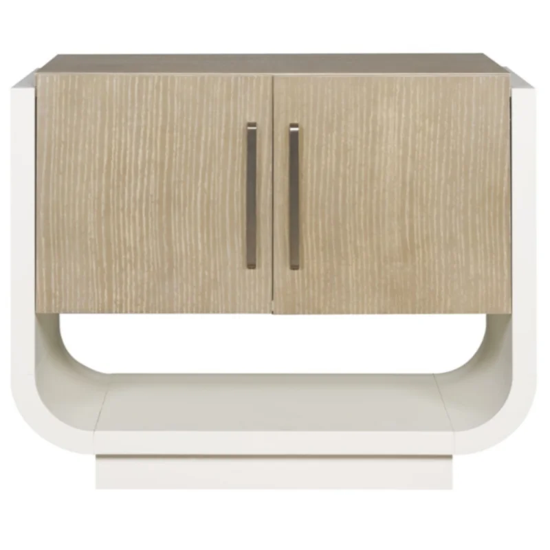 Cove Chest, Cerused Taupe / White Frost, 38"W x 18"D x 32"H