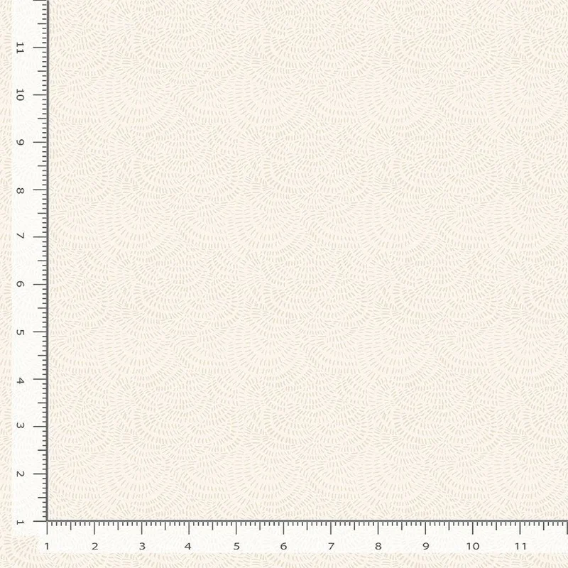 COZY GHOST: Crimp-Gardenia (1/4 Yard)