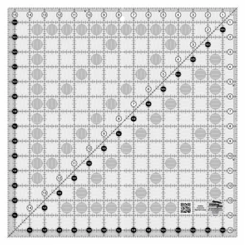 Creative Grids: 15.5" Square Quilt Ruler