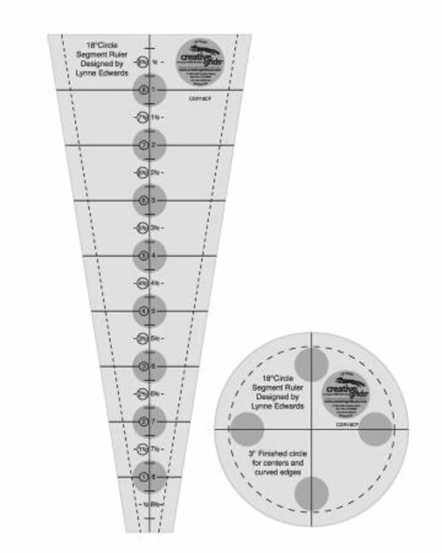 Creative Grids: 18-Degree Dresden Ruler