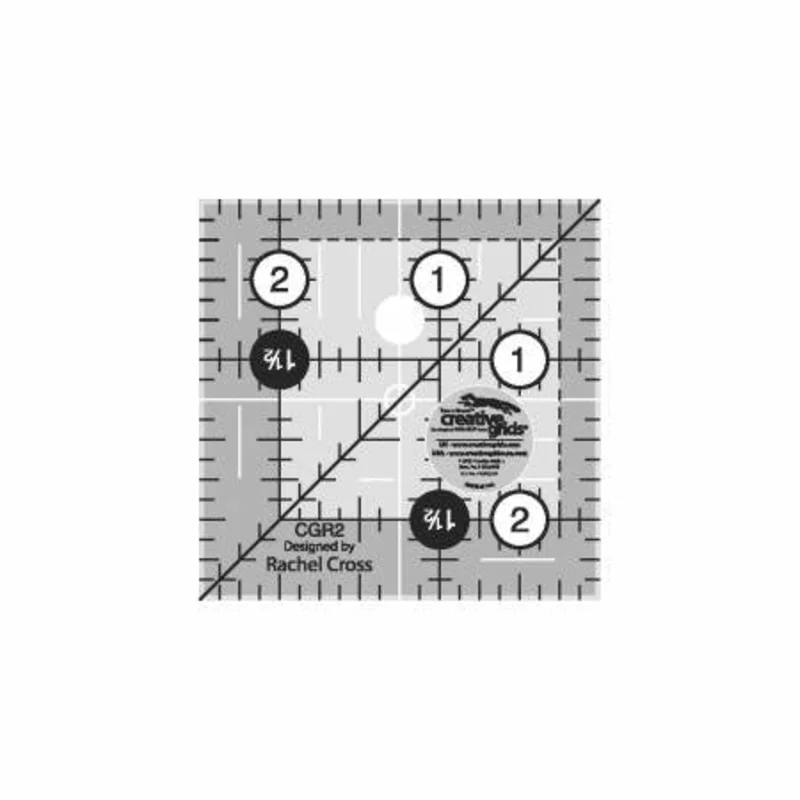 Creative Grids: 2.5"Square Quilt Ruler