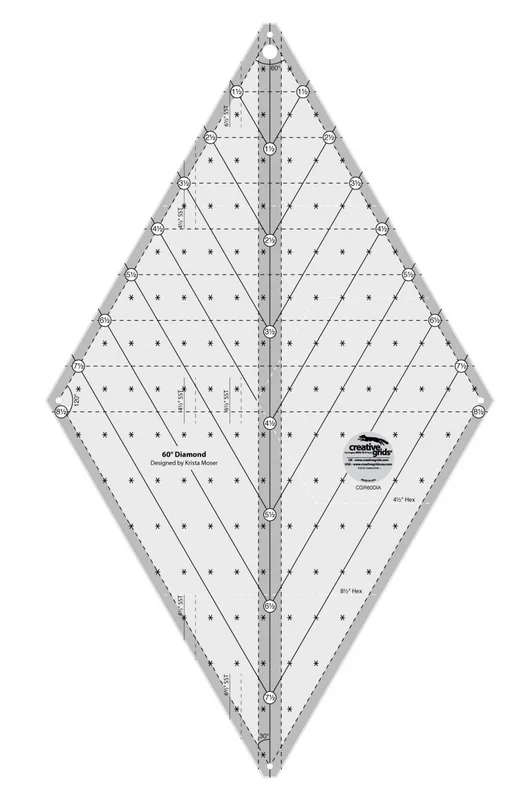 Creative Grids: 60-Degree Diamond Ruler