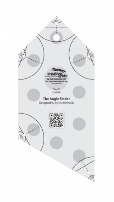 Creative Grids: Angle Finder Quilt Ruler and Binding Tool
