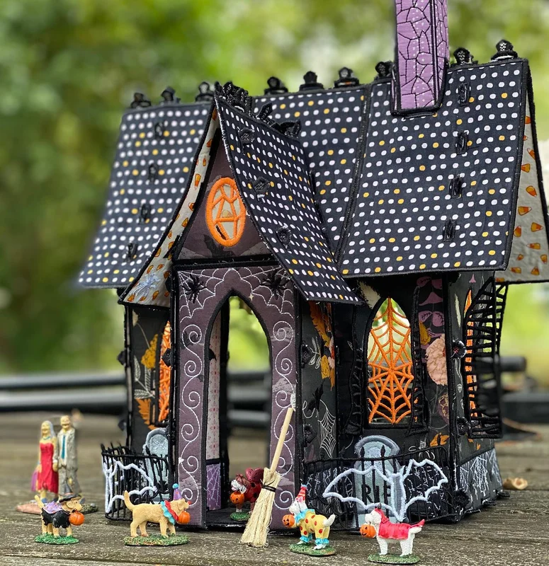 Creepy Cottage Embroidery Project