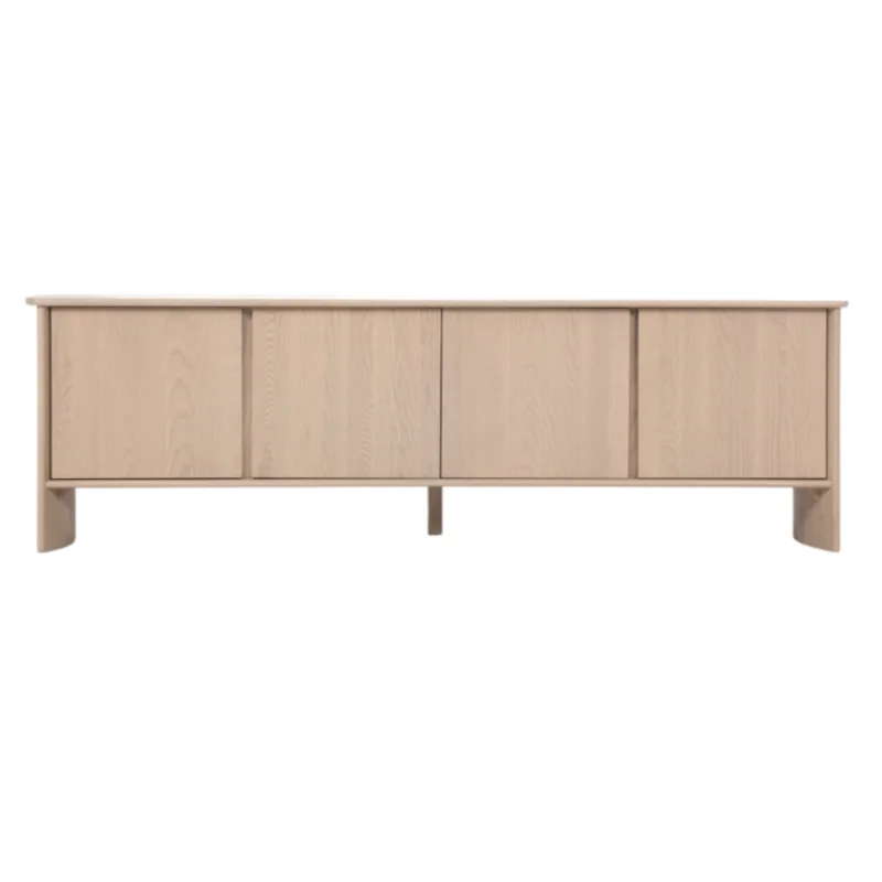 Crest 80" Media Cabinet, Nude