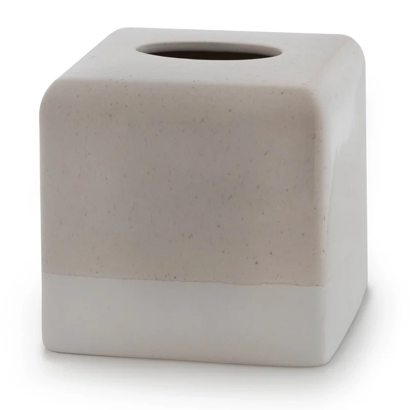 Culver Tissue Holder, Stoneware/ Unique