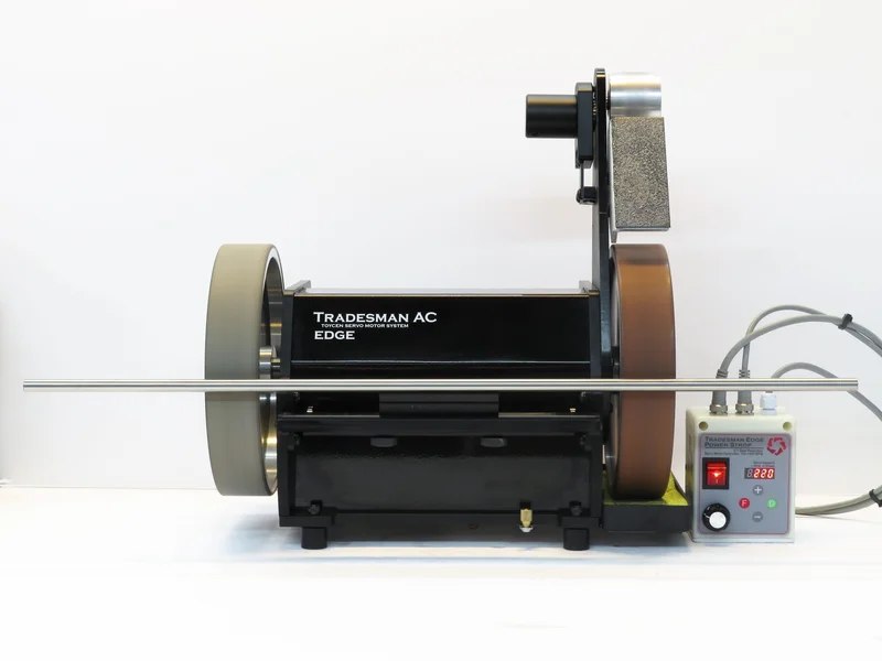 Cuttermasters Tradesman Edge Apex  Ultimate Knife Sharpening System with Belt Over Wheel