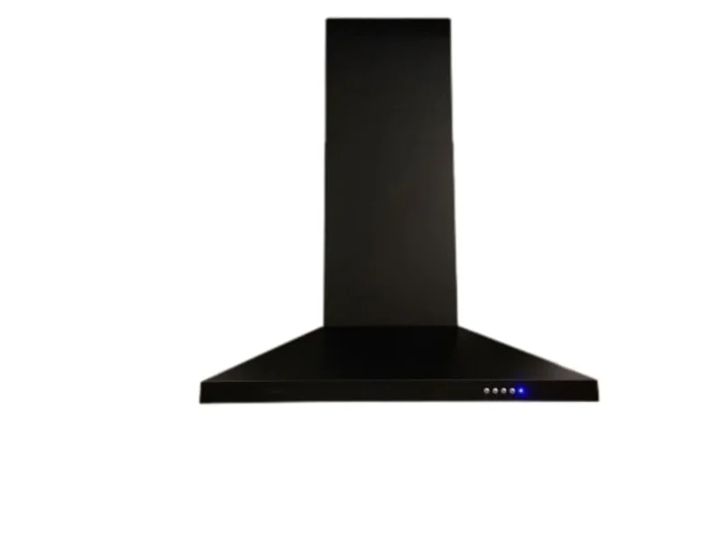 Cyclone - 29.75 Inch 550 CFM Wall Mount and Chimney Range Vent in Black - SCB51630MB Black