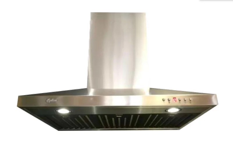 Cyclone - 35.5 Inch 550 CFM Wall Mount and Chimney Range Vent in Stainless - SCB51636SS-B3.CH13 Stainless