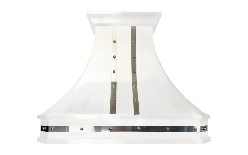 Cyclone - 35.75 Inch 1200 CFM Wall Mount and Chimney Range Vent in White - DCB401236WHC White