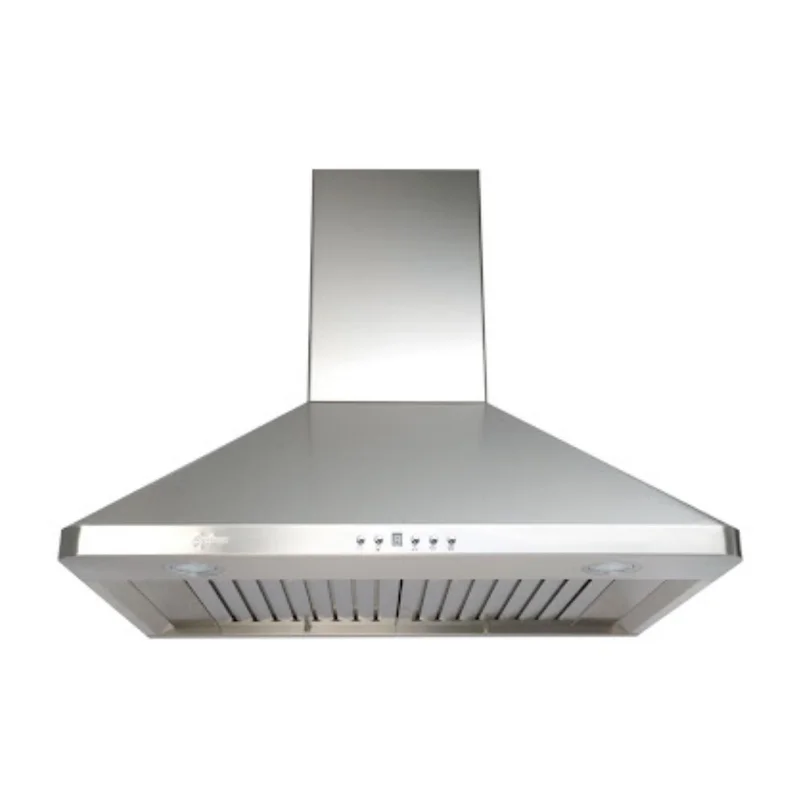 Cyclone - Pro series 30" 300 CFM Pyramid Wall Mount Range Hood in Stainless Steel - SCB31530 Stainless
