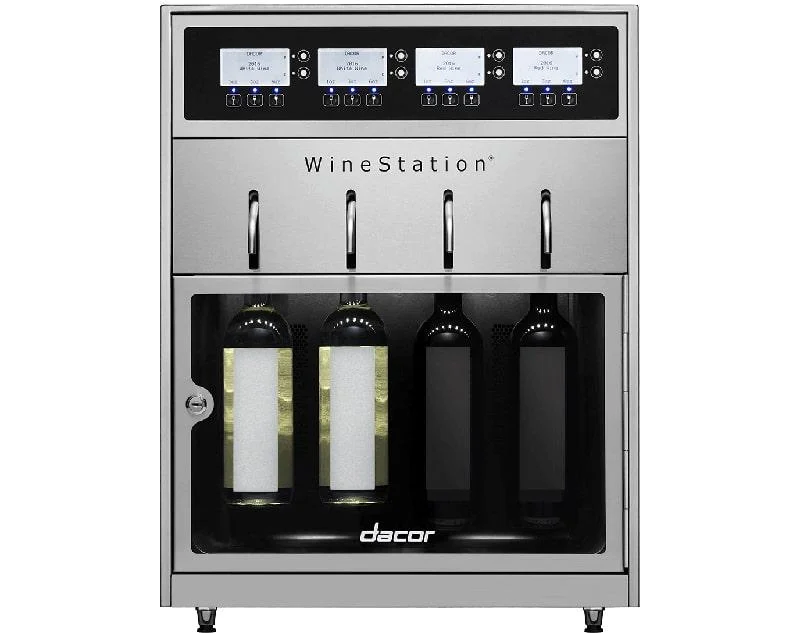 Dacor - 25.6 Inch 4 Bottles Wine Station in Stainless - DYWS4 Stainless
