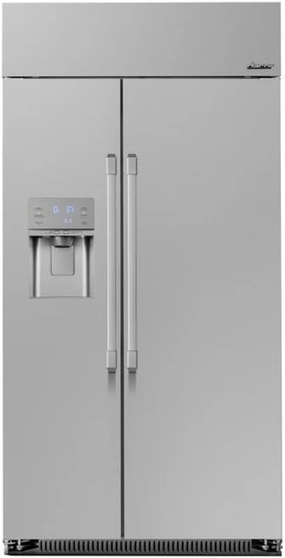Dacor - 42 Inch 24 cu. ft Built In / Integrated Side by Side Refrigerator in Stainless - DYF42SBIWR Stainless