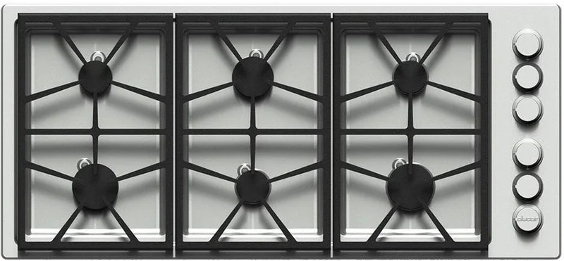 Dacor - 46 inch wide Gas Cooktop in Stainless - HPCT466GS/LP Stainless