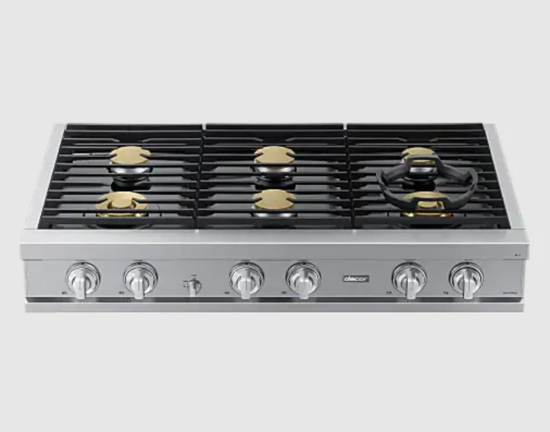 Dacor - 47.875 Inch Gas Cooktop in Graphite Stainless - DTT48T960GM Graphite