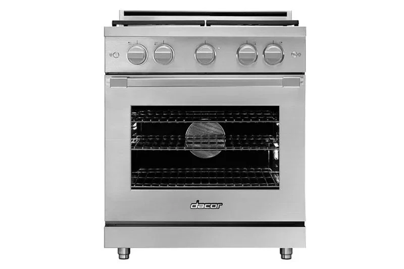 Dacor - 5.2 cu. ft Gas Range in Stainless - HGR30PS/NG Stainless