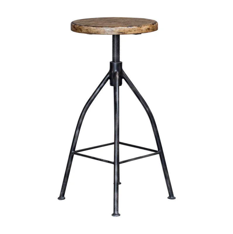 Dalvin Pub Counter or Barstool (Height Adjustable)