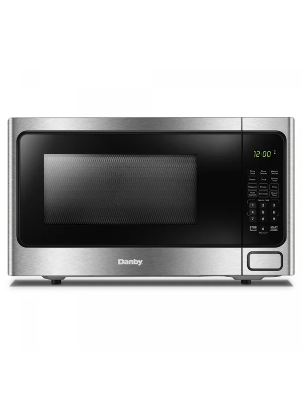 Danby - 1.1 cu. Ft Counter top Microwave in Stainless - DDMW1125BBS Stainless