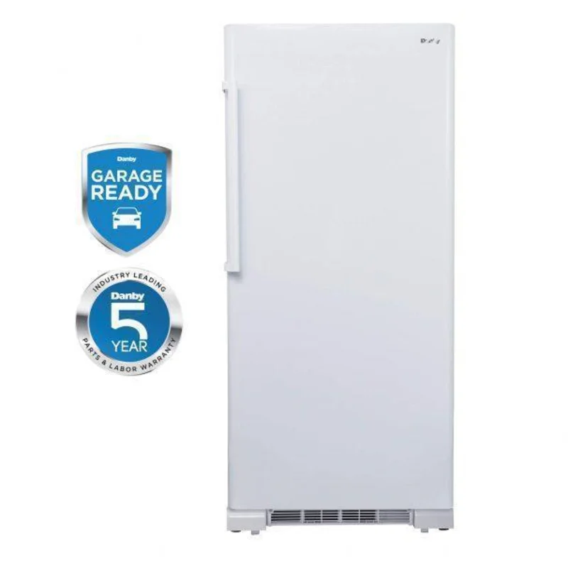 Danby - 16.7 cu. Ft Upright Freezer in White - DUF167A4WDD White