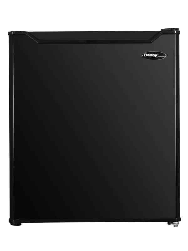 Danby - 17.13 Inch 1.6 cu. ft Mini Fridge Refrigerator in Black - DAR016B1BM Black