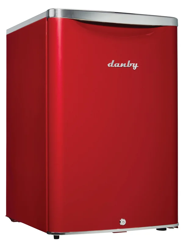 Danby - 17.68 Inch 2.6 cu. ft Mini Fridge Refrigerator in Red - DAR026A2LDB Red