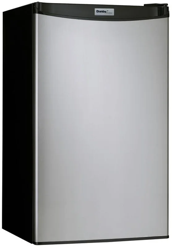 Danby - 17.6875 Inch 3.2 cu. ft Mini Fridge Refrigerator in Stainless - DCR032A2BSLDD Stainless