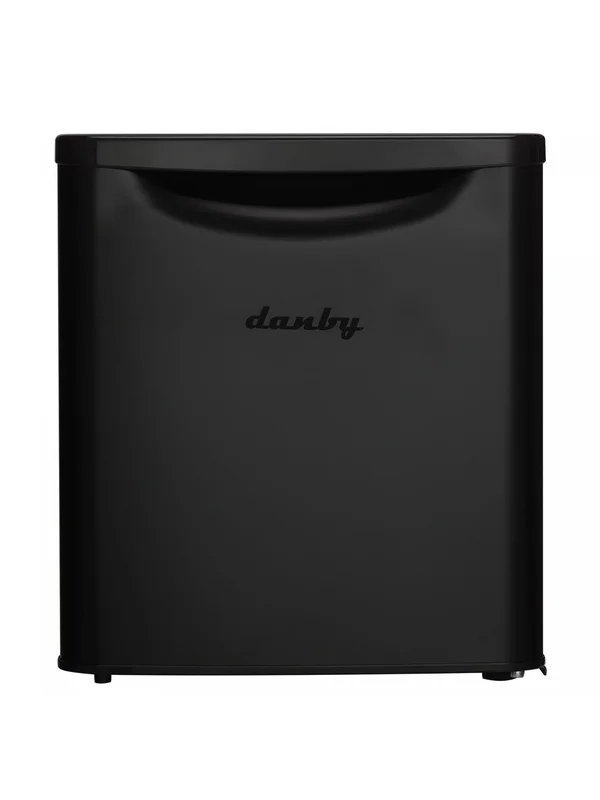 Danby - 17.69 Inch 1.7 cu. ft Mini Fridge Refrigerator in Black - DAR017A3BDB-6 Black