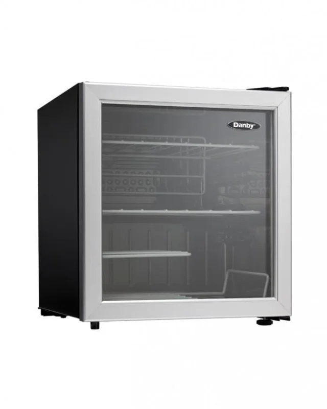 Danby - 17.7 Inch 1.8 cu. ft Wine Fridge Refrigerator in Stainless - DWC172BLPDB Stainless