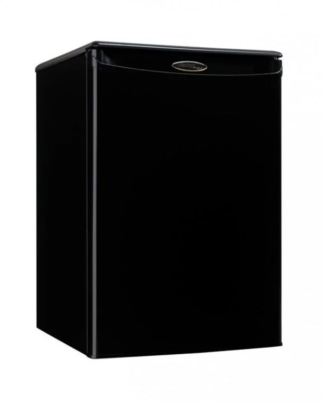 Danby - 17.72 Inch 2.6 cu. ft Mini Fridge Refrigerator in Black - DAR026A1BDD Black