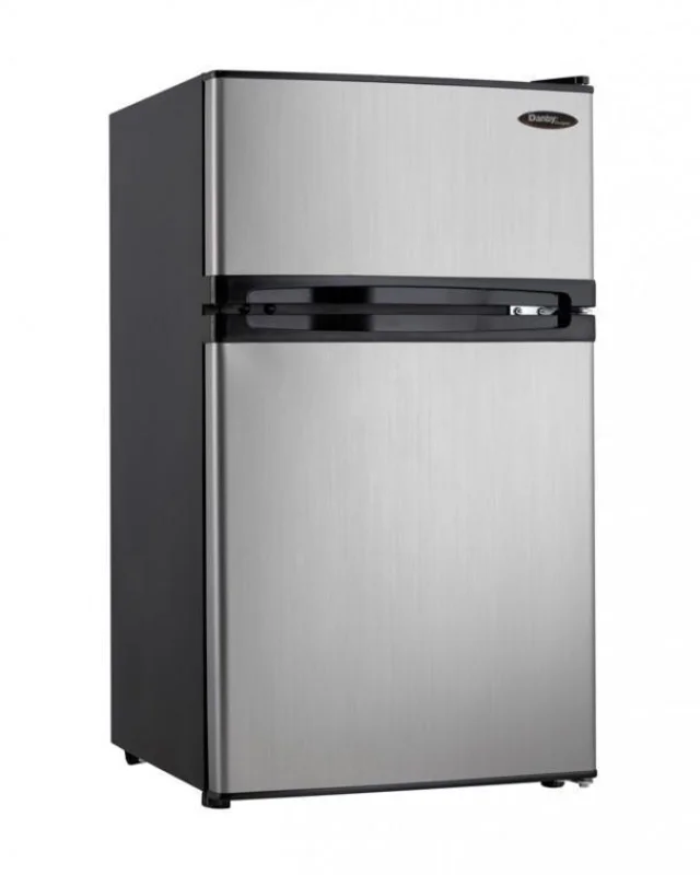 Danby - 18.6875 Inch 3.1 cu. ft Mini Fridge Refrigerator in Stainless - DCR031B1BSLDD Stainless