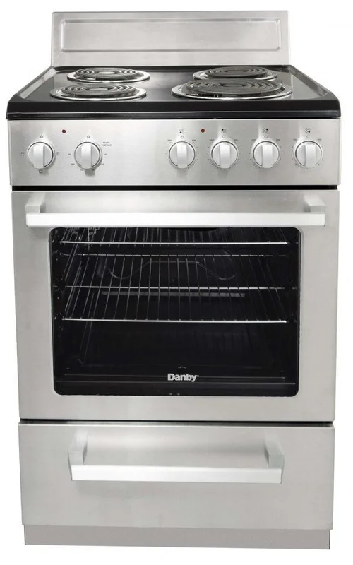 Danby - 2.5 cu. ft  Electric Range in Stainless - DERM240BSSC Stainless