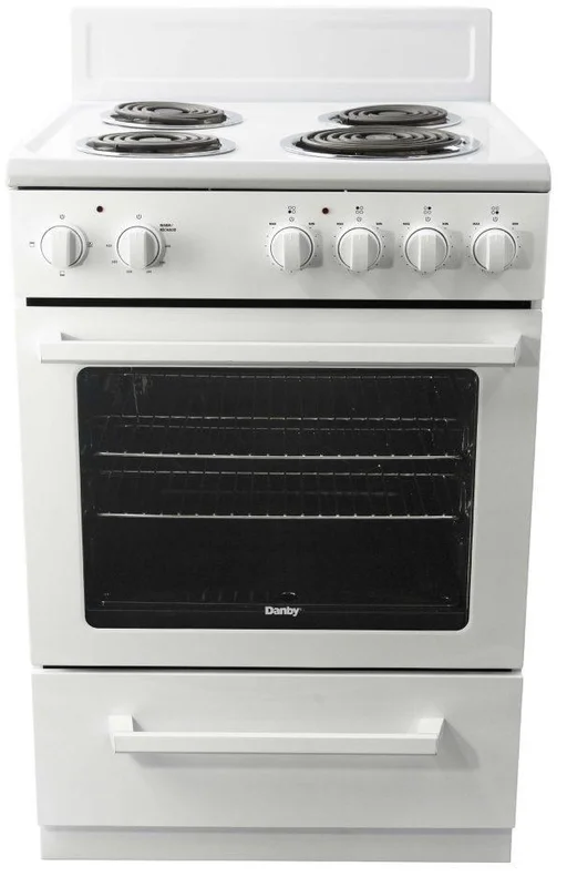 Danby - 2.5 cu. ft  Electric Range in White - DERM240WC White
