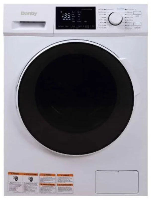 Danby - 2.7 cu. Ft All-In-One Washer Dryer Combo in White - DWM120WDB-3 - DWM120WDB-3 White