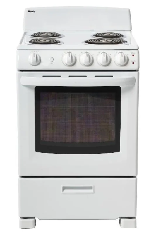 Danby - 2.9 cu. ft  Electric Range in White - DER244WC White