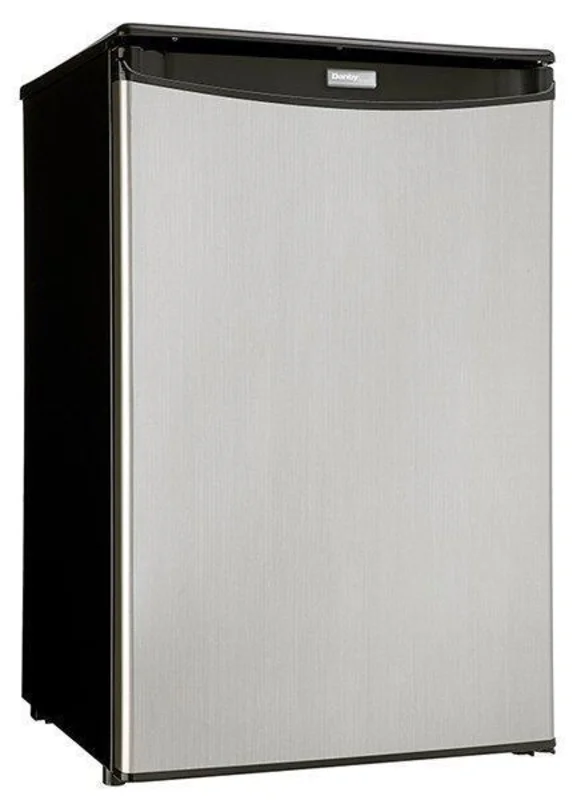 Danby - 20.6875 Inch 4.4 cu. ft Mini Fridge Refrigerator in Stainless - DAR044A4BSSDD Stainless