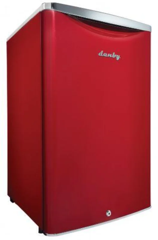 Danby - 20.75 Inch 4.4 cu. ft Mini Fridge Refrigerator in Red - DAR044A6LDB Red