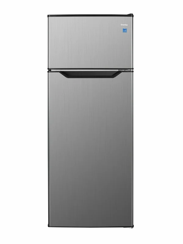 Danby - 21.44 Inch 7.4 cu. ft Top Mount Refrigerator in Stainless - DPF074B2BSLDB-6 Stainless
