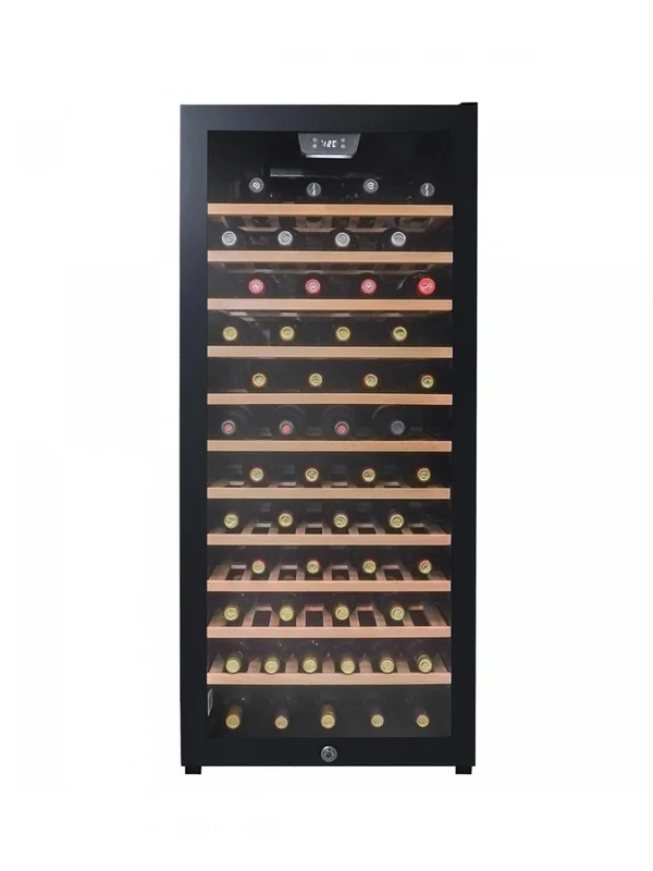 Danby - 21.6 Inch 94 Bottles cu. ft Wine Fridge Refrigerator in Black - DWC94L1B Black