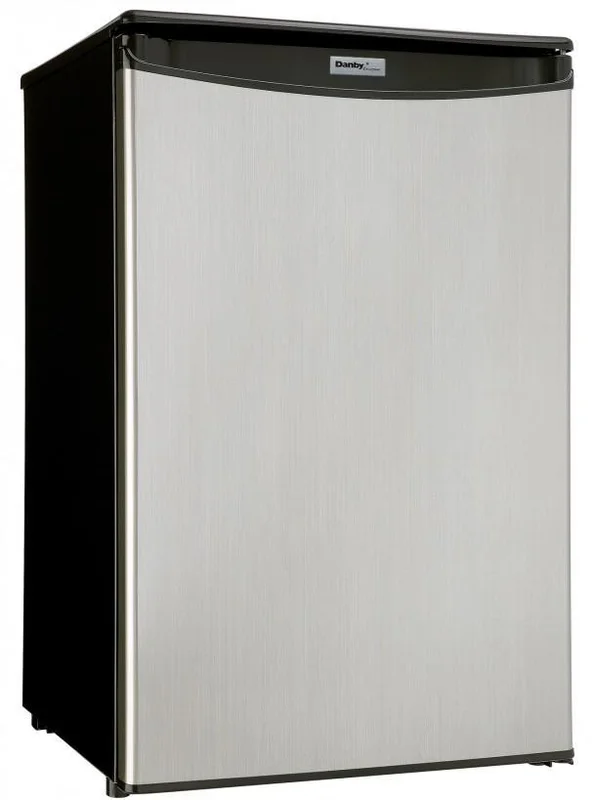 Danby - 21 Inch 4.4 cu. ft Mini Fridge Refrigerator in Stainless - DAR044A4BSLDD Stainless