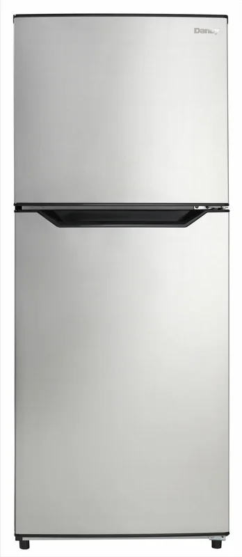Danby - 23.44 Inch 11.6 cu. ft Top Mount Refrigerator in Stainless - DFF116B2SSDBR Stainless