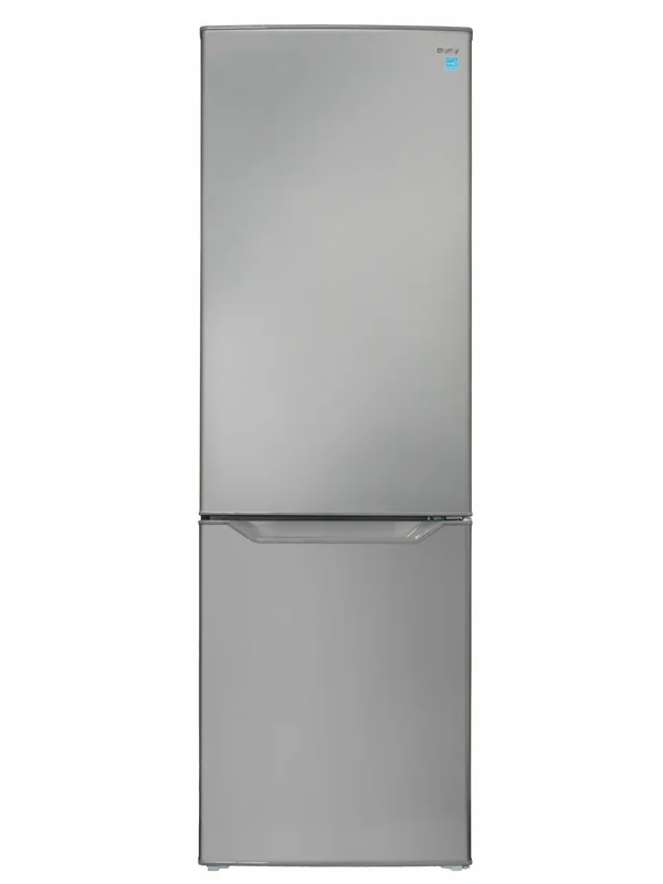 Danby - 23.69 Inch 10.3 cu. ft Bottom Mount Refrigerator in Stainless - DBMF100B1SLDB Stainless
